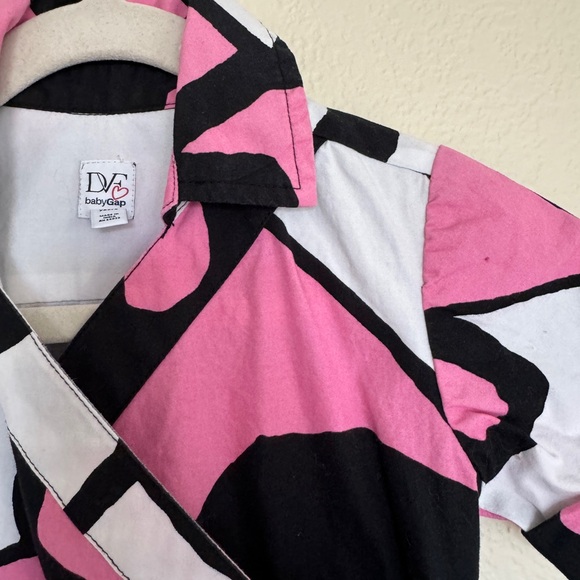 DVF x Baby GAP Faux Wrap Dress 2T - Picture 3 of 5